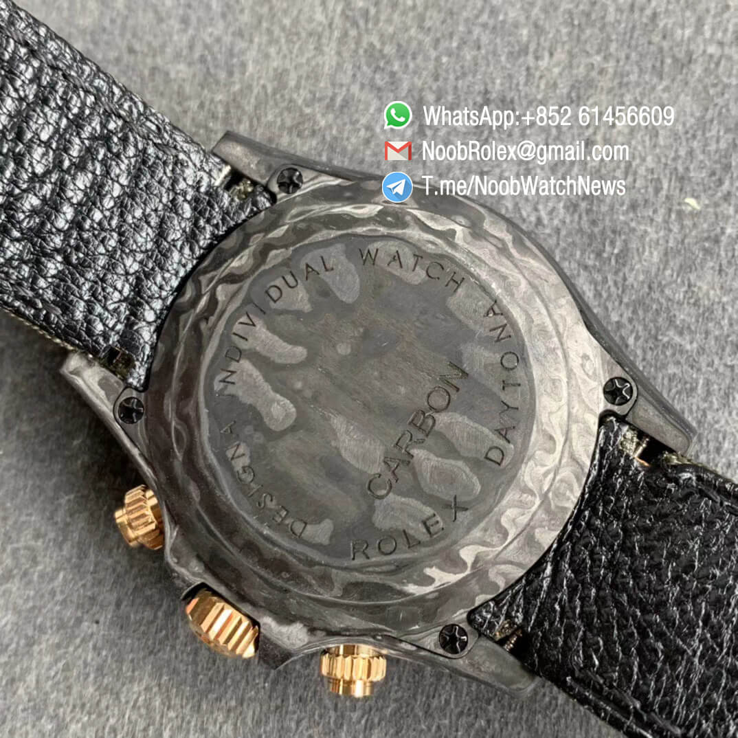 Replica DIW Daytona Motley 2 Green Yellow Red Three colors motley Dial on Dark Green Nylon Strap A4130 WWF Best Copies Diw Rolex Watch 08