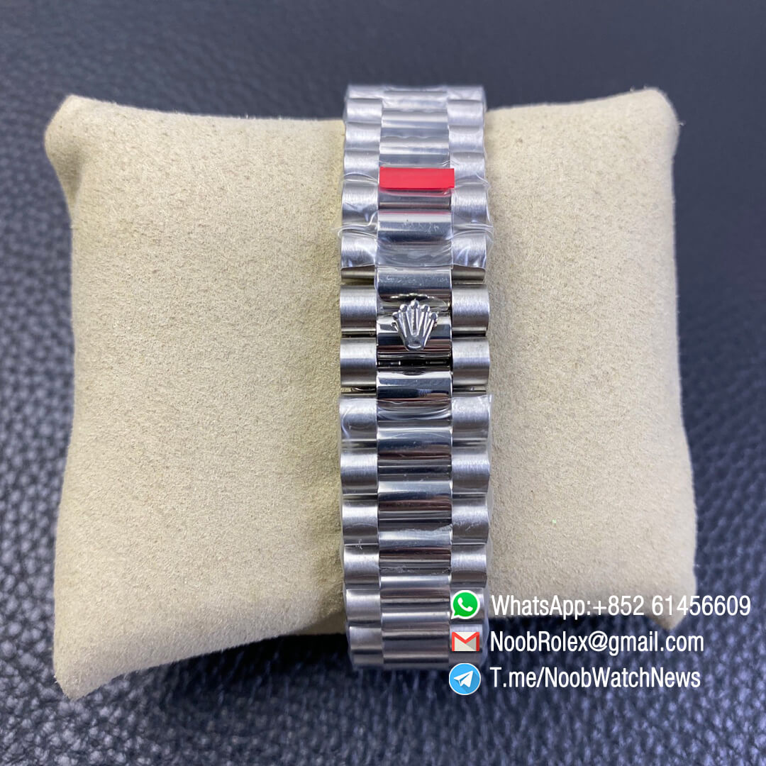 Rolex Datejust 36 904L Steel Case Oyster Bracelet Green Malachite Dial No Index High Quality Clone Rolexes 09