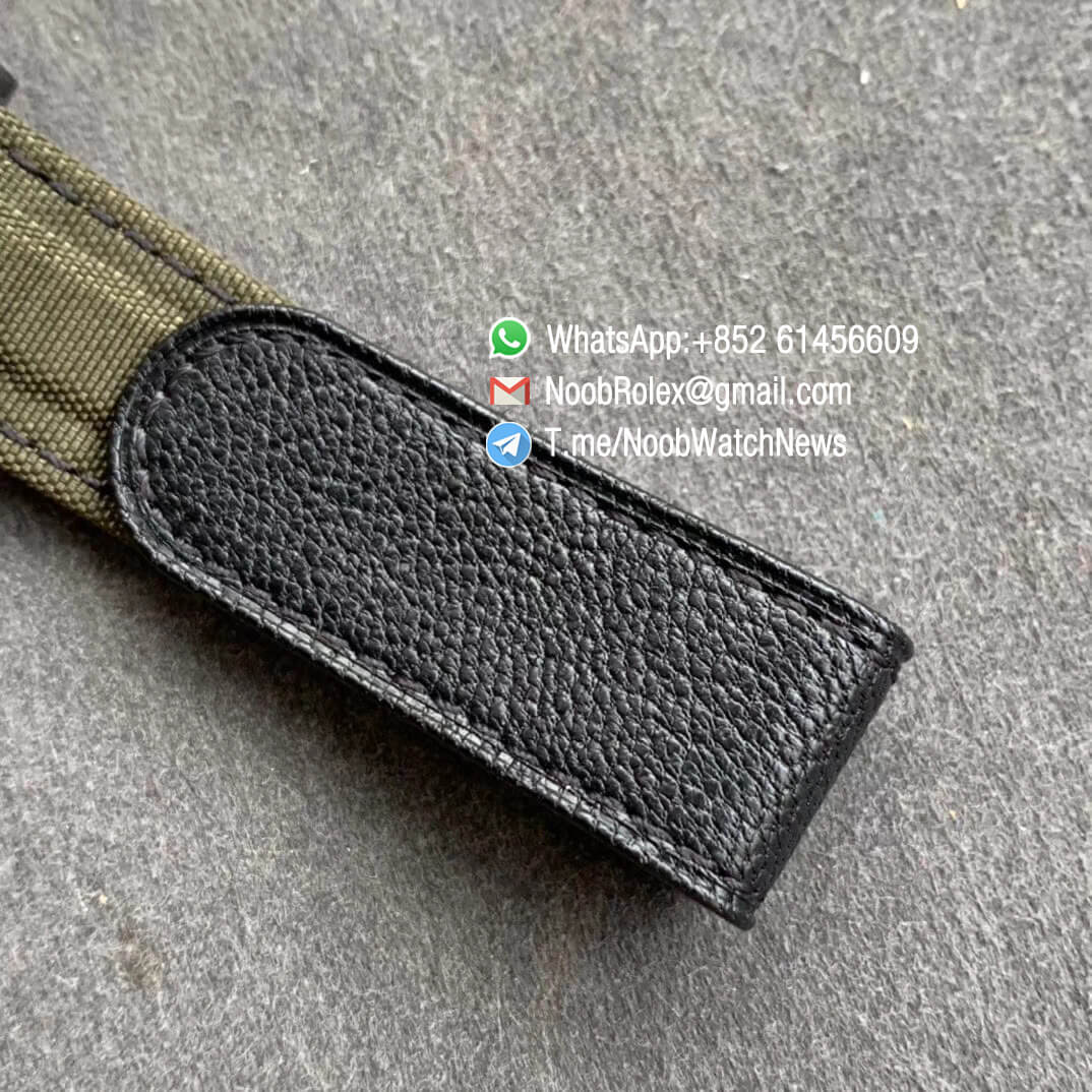 Rolex Daytona DIW Carbon Carbon Camouflage Dial on Dark Green Nylon Strap A4130 WWF Top Qualtiy Replica Watch 06