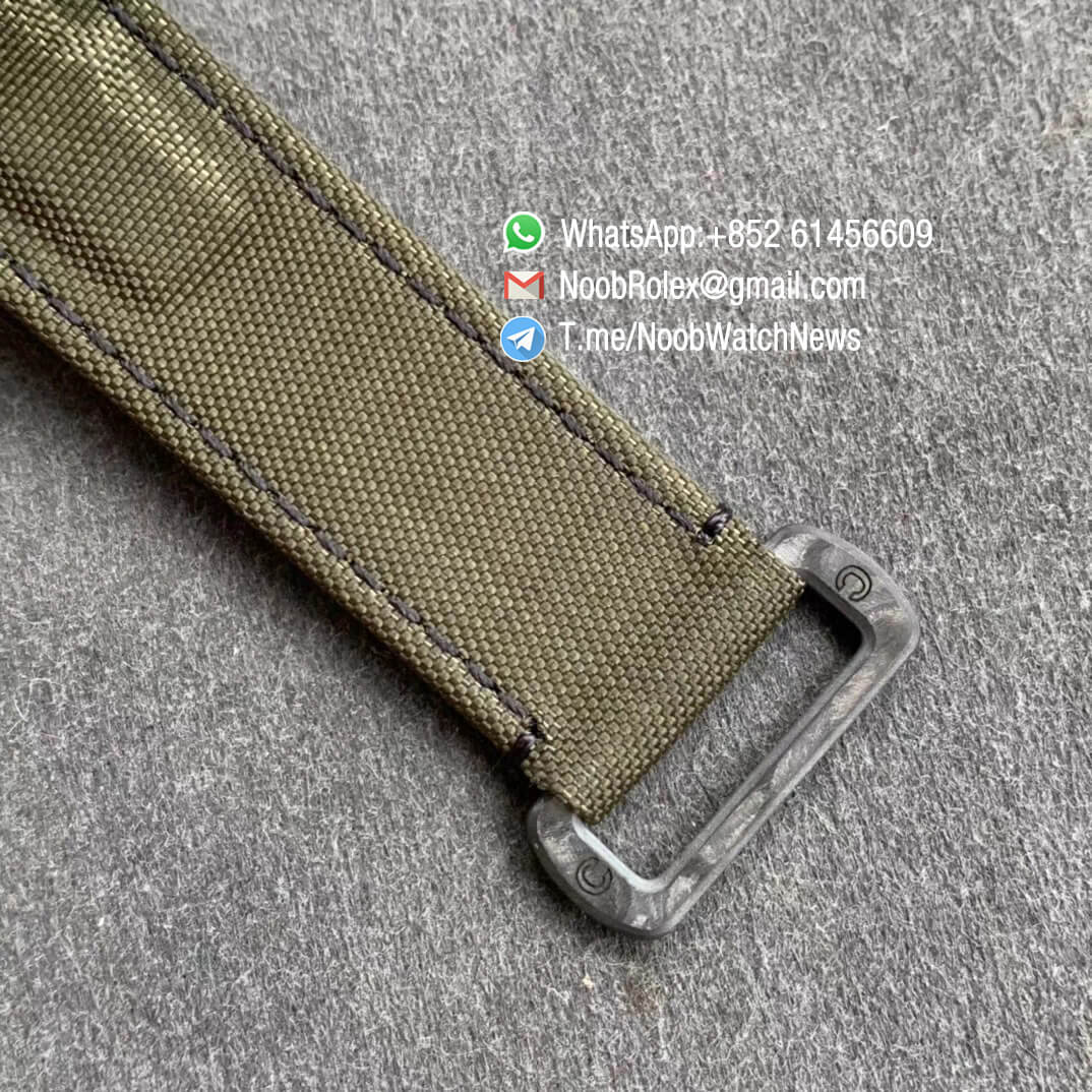 Rolex Daytona DIW Carbon Carbon Camouflage Dial on Dark Green Nylon Strap A4130 WWF Top Qualtiy Replica Watch 07
