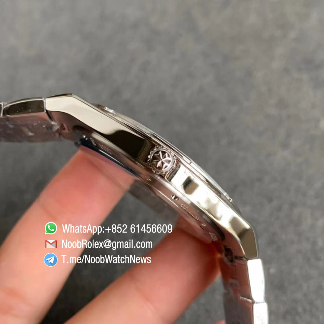 Vacheron Constantin Overseas Ultra Thin 2000V Grey Dial Superlume on Steel Case Bracelet A1120 XF Factory Top Quality 04