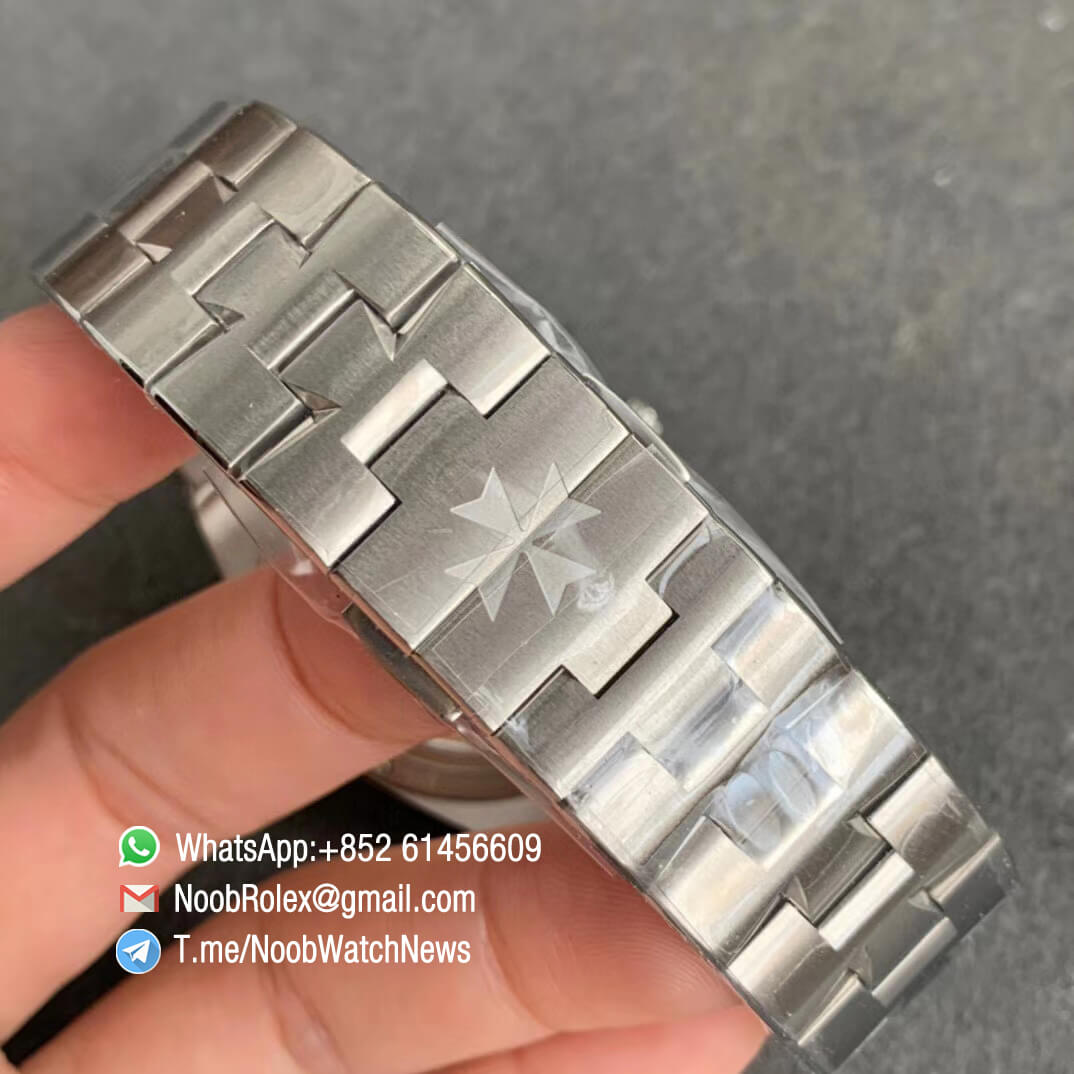 Vacheron Constantin Overseas Ultra Thin 2000V Grey Dial Superlume on Steel Case Bracelet A1120 XF Factory Top Quality 06
