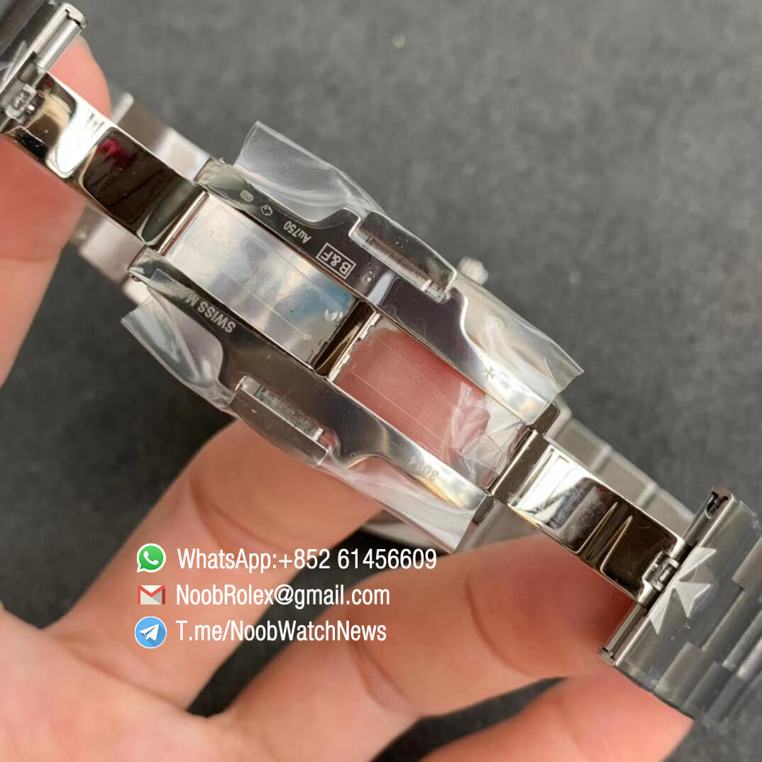 Vacheron Constantin Overseas Ultra Thin 2000V Grey Dial Superlume on Steel Case Bracelet A1120 XF Factory Top Quality 07