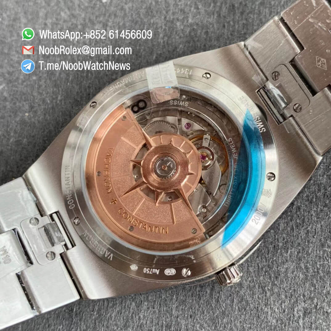 Vacheron Constantin Overseas Ultra Thin 2000V Grey Dial Superlume on Steel Case Bracelet A1120 XF Factory Top Quality 08