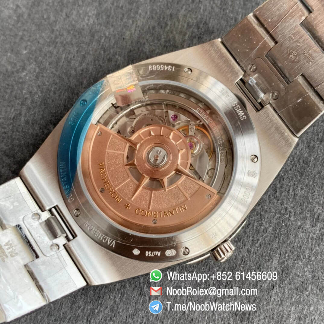 Vancheron Constantin Overseas Ultra Thin 2000V Steel Case Bracelet Blue Dial Clone 1120 Movement XF Top Replica Watch 08