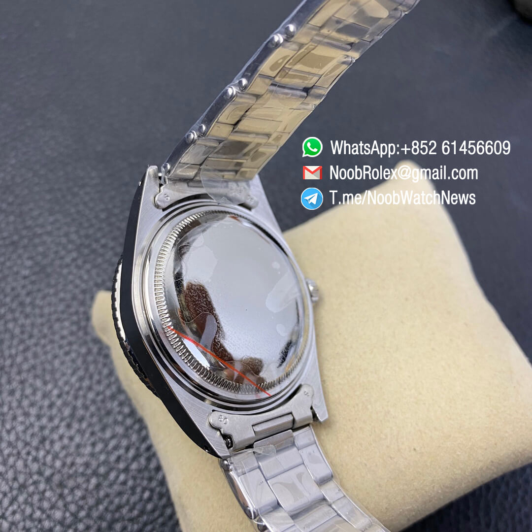 Vintage Rolex GMT Master Black Red Bezel White Dial on Steel Case Bracelet A2836 High Quality Clone Rolexes 08