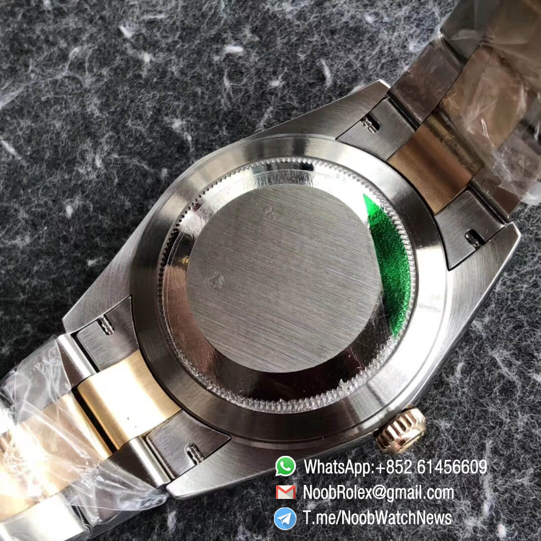 Noob Rolex GMF Superclone DateJust 41 Oystersteel and Yellow Gold Jubilee Bracelet Black Dial with Stick Indexes SA3235 08