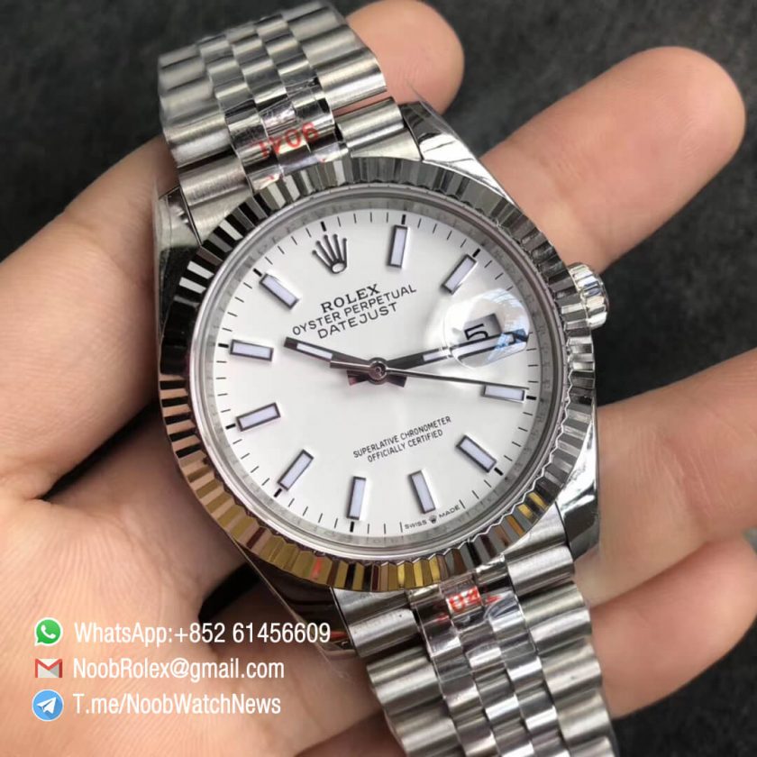 Noob Watches Rolex DateJust 126234 36mm 904 Steel Jubilee Bracelet