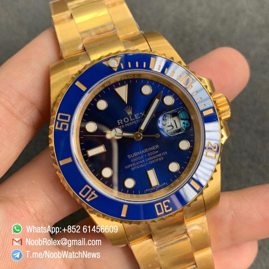 Submariner Date 116613LB Blue Dial Blue Ceramic Bezel Full 18K Yellow