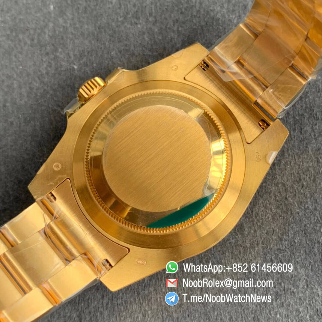 Rolex Submariner Date 116613LB Blue Dial Full 18K Yellow Gold Wrapped Case Bracelet A2836 ROF Top Replica Rolexes 08