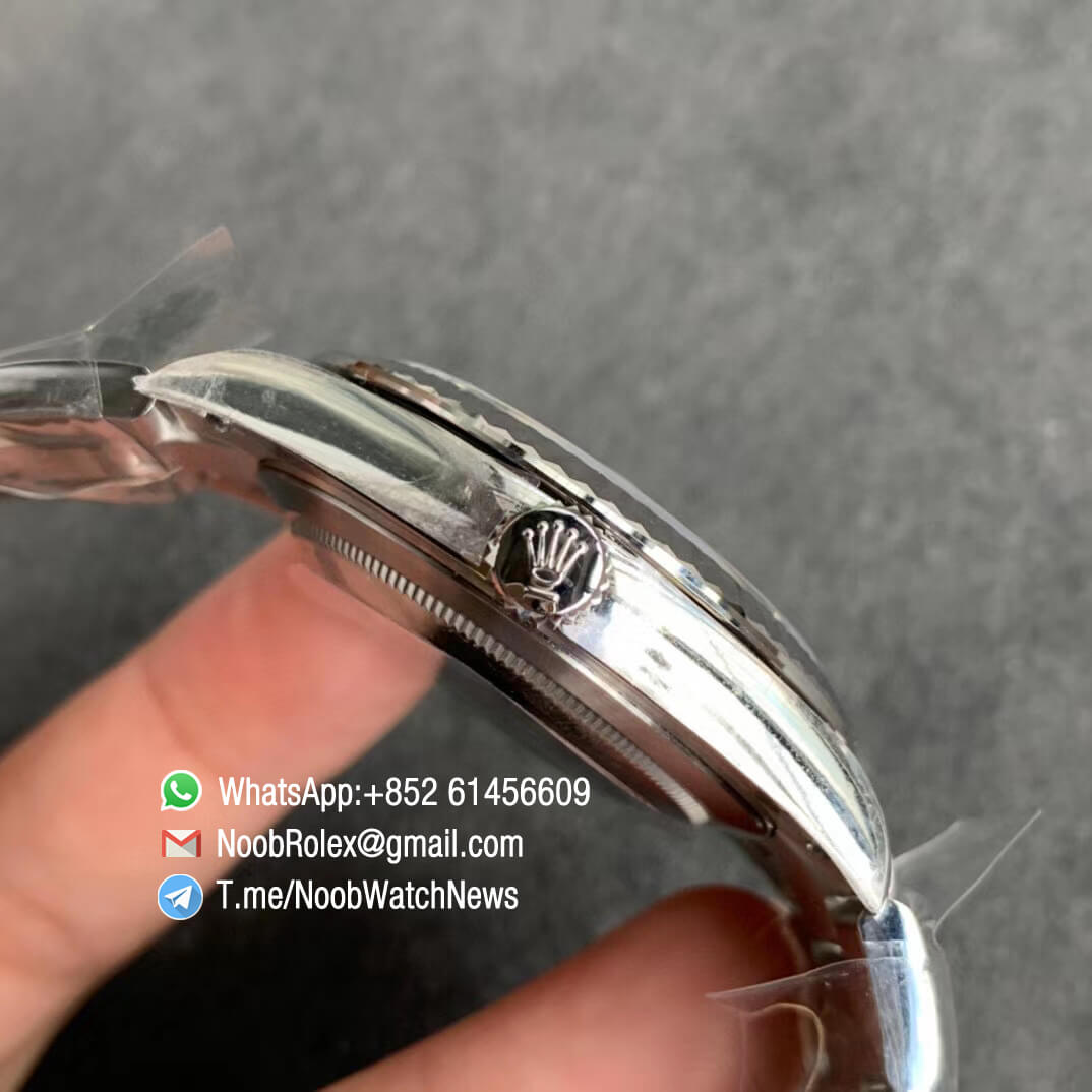 Superclone DateJust 41 126334 Black Dial on 904L Steel Case 904L Steel Oyster Bracelet A2824 ARF V3 04