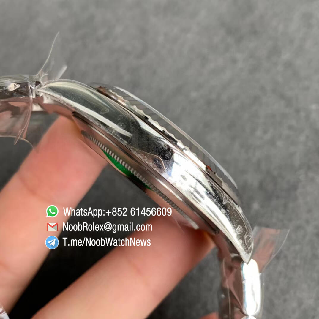 Superclone DateJust 41 126334 Black Dial on 904L Steel Case 904L Steel Oyster Bracelet A2824 ARF V3 05