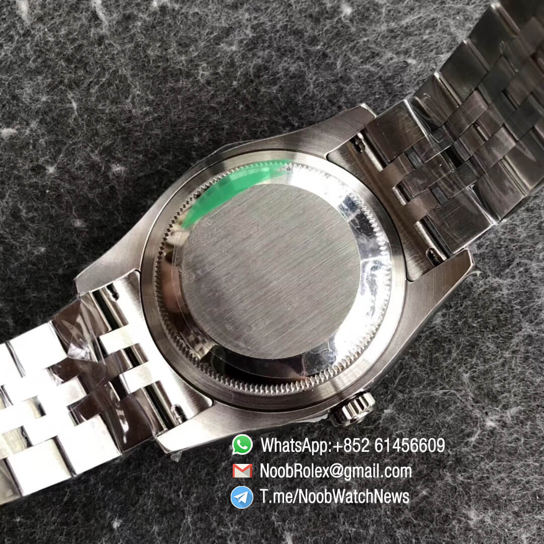 Noob Rolex Time ARF DateJust 126234 36mm Oystersteel Case White Dial with Roman Indexes Fluted Bezel Jubilee Bracelet SA3135 Best Quality 08