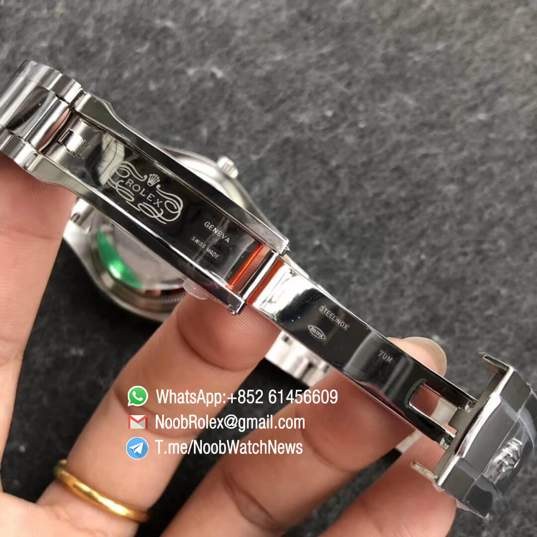 Noob Rolex Time ARF DateJust 126234 36mm Oystersteel Case White Dial with Roman Indexes Fluted Bezel Oyster Bracelet SA3135 Best Quality 07