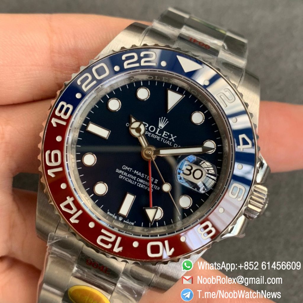 Noob Watch Time Noob V11 Rolex GMTMaster II 126719BLRO Blue Dial