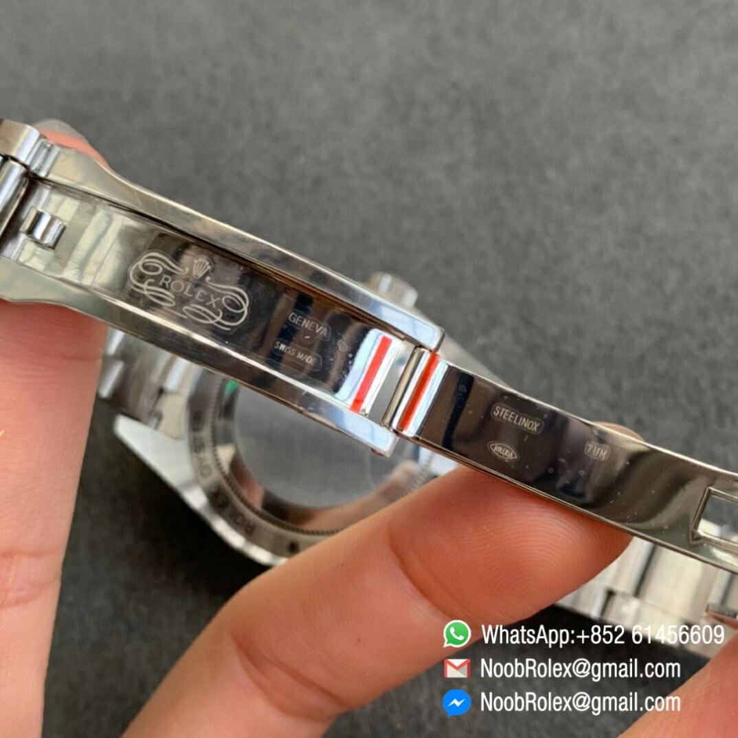 Noob Watch Time ARF Rolex Milgauss 116400GV Green Sapphire Crystal Lightning Seconds Hand 904L Steel Black Dial SH3131 07