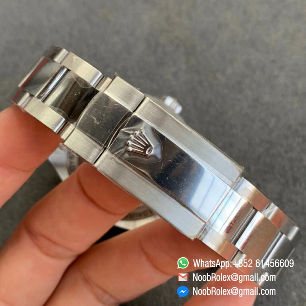 Noob Watch Time ARF Rolex Milgauss 116400GV Green Sapphire Crystal Lightning Seconds Hand 904L Steel Z Blue Dial SH3131 06