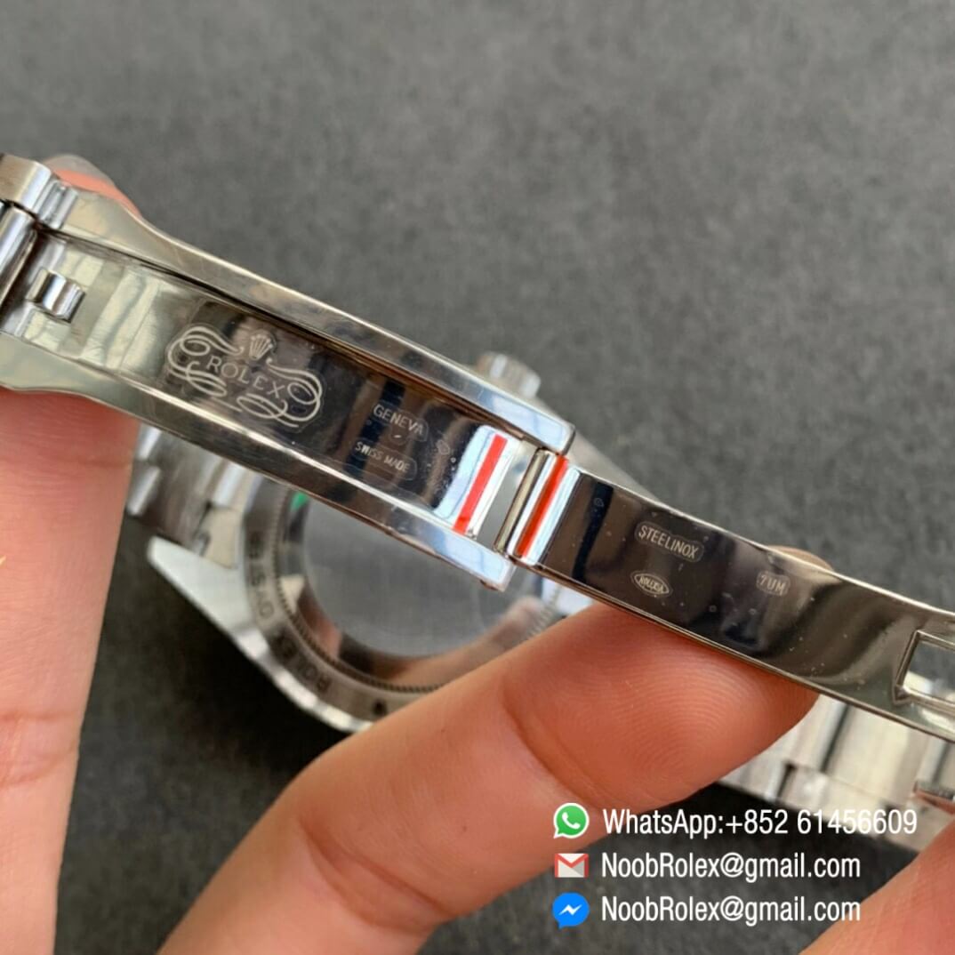 Noob Watch Time ARF Rolex Milgauss 116400GV Green Sapphire Crystal Lightning Seconds Hand 904L Steel Z Blue Dial SH3131 07