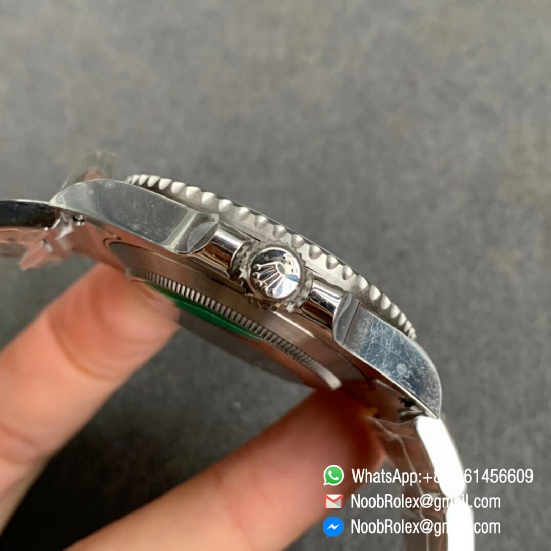 Noob Watch Time ARF Submariner Date 116610LV Green Ceramic Bezel Green Dial 904L Steel Case Bracelet AR3135 V4 04