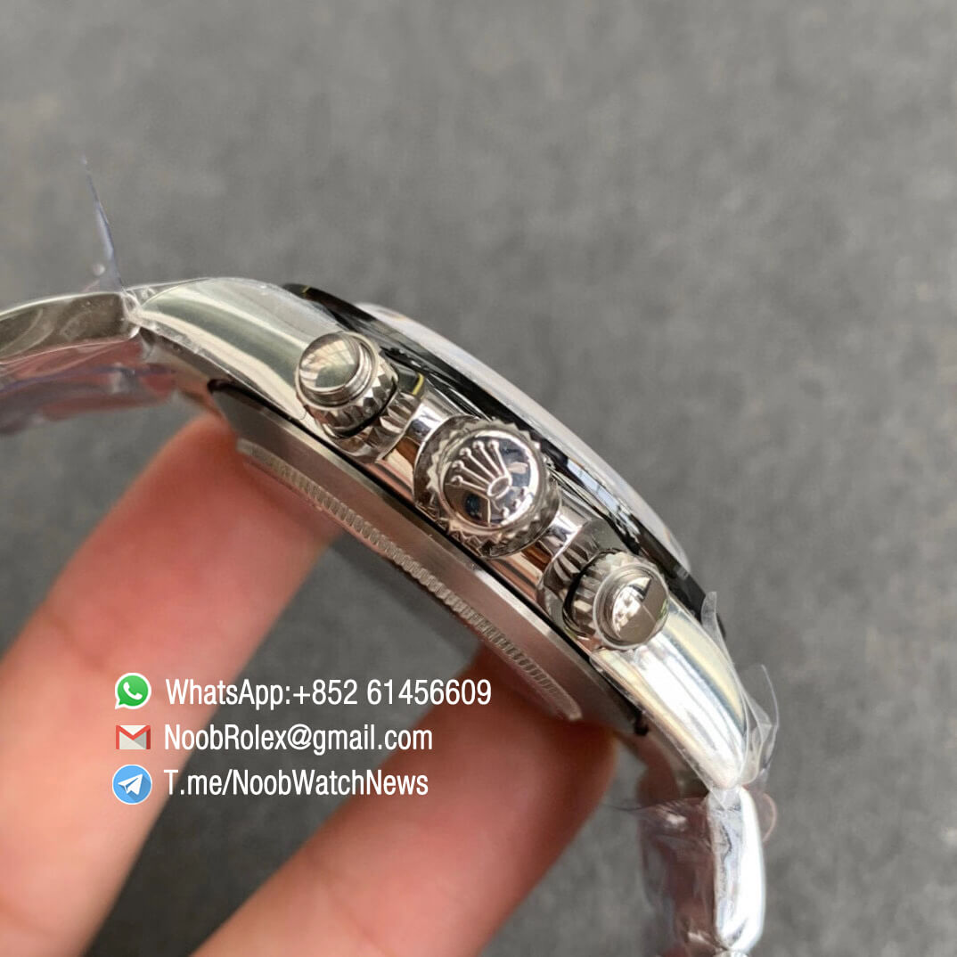 Noob Watch Time Noob V4 Rolex Daytoan 116500 Black Dial Black Ceramic Bezel 904L Stainless Steel Case Bracelet SA4130 Movement 04