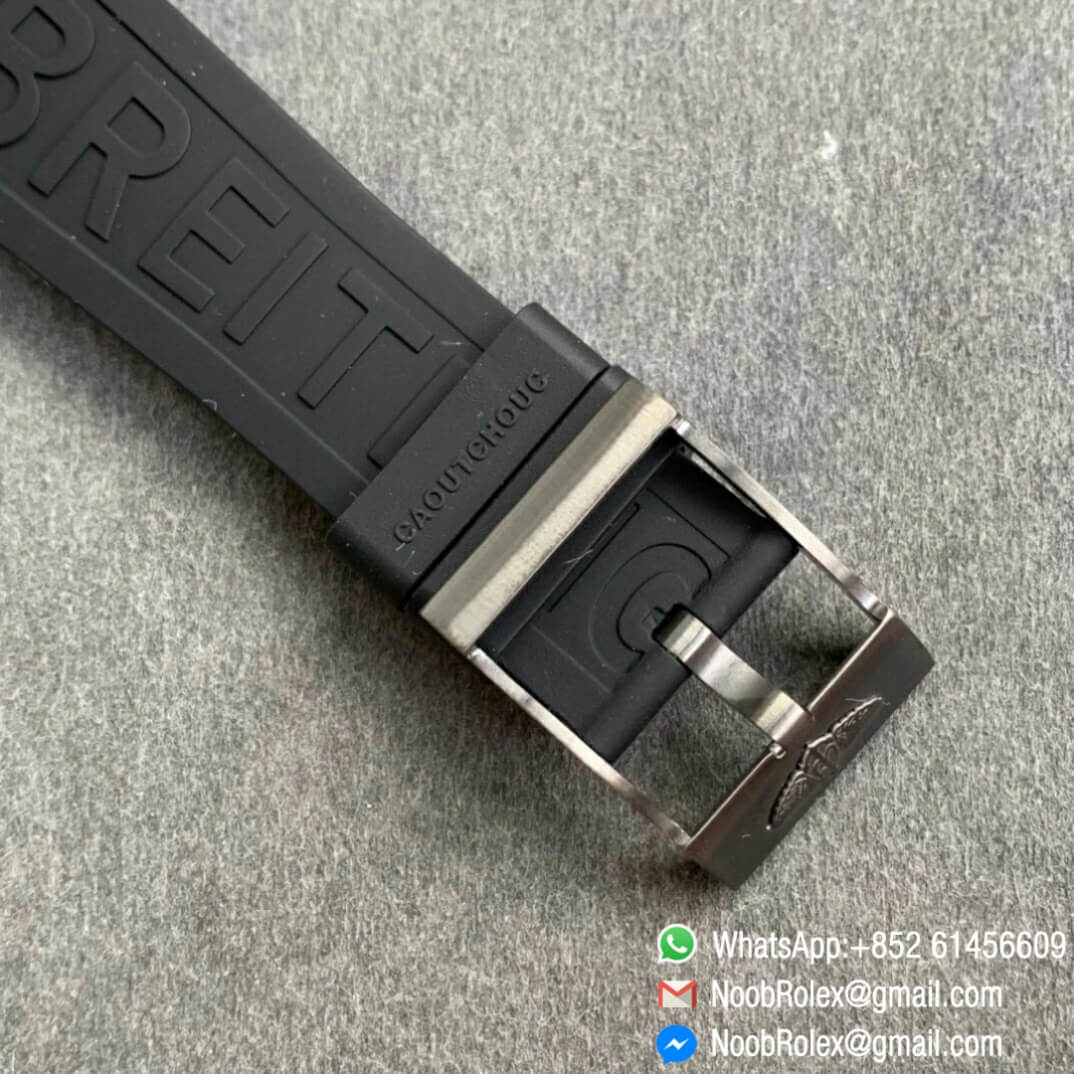 Noob Watch Time TF Best Replica Swiss Watch Breitling Superocean 44mm Yellow Dial DLC Black Steel Case Rubber Strap 06