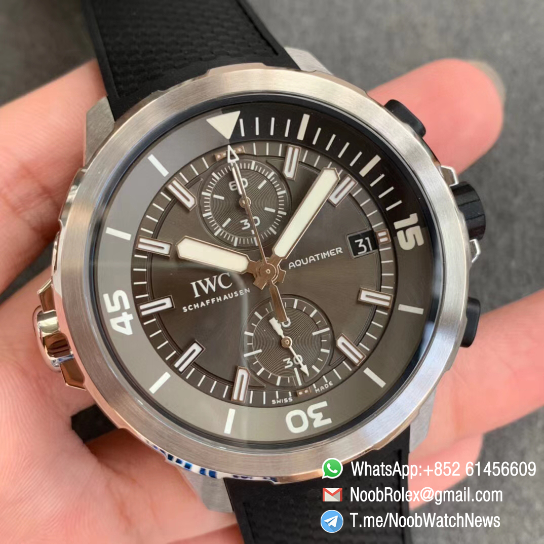 Noob Watch V6F Superclone IWC Aquatimer Sharks Edition Steel Case