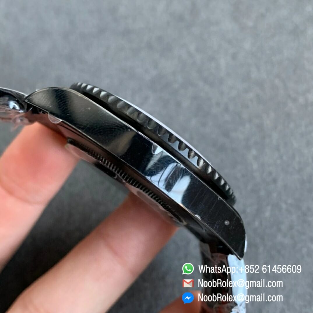 Noob Watch Time VRF Top Quality Replica GMT Master II Oreo PVD White Ceramic Bezel Black Dial SA3186 CHS V2 05