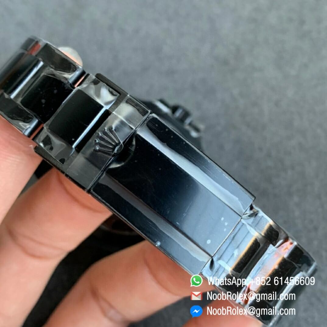 Noob Watch Time VRF Top Quality Replica GMT Master II Oreo PVD White Ceramic Bezel Black Dial SA3186 CHS V2 06