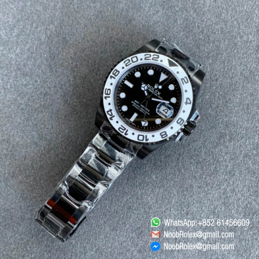 Noob Watch Time VRF Top Quality Replica GMTMaster II Oreo All PVD