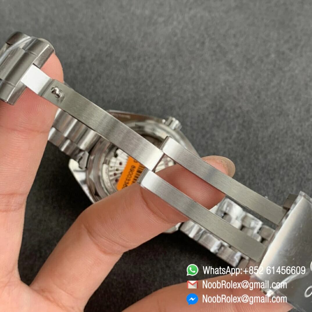 Noob Watch Time VSF Seamaster Planet Ocean 600m Steel Case Black Dial Black Bezel on Steel Bracelet A8800 07