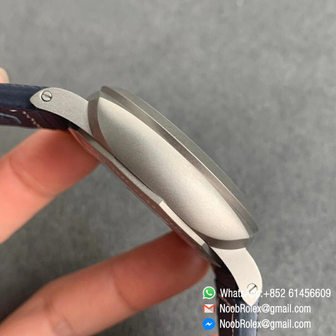 Noob Watch Time VSF Superclone PAM1117 Titanium Case Blue Dial on Blue Kevlar Composite Strap P9010 05