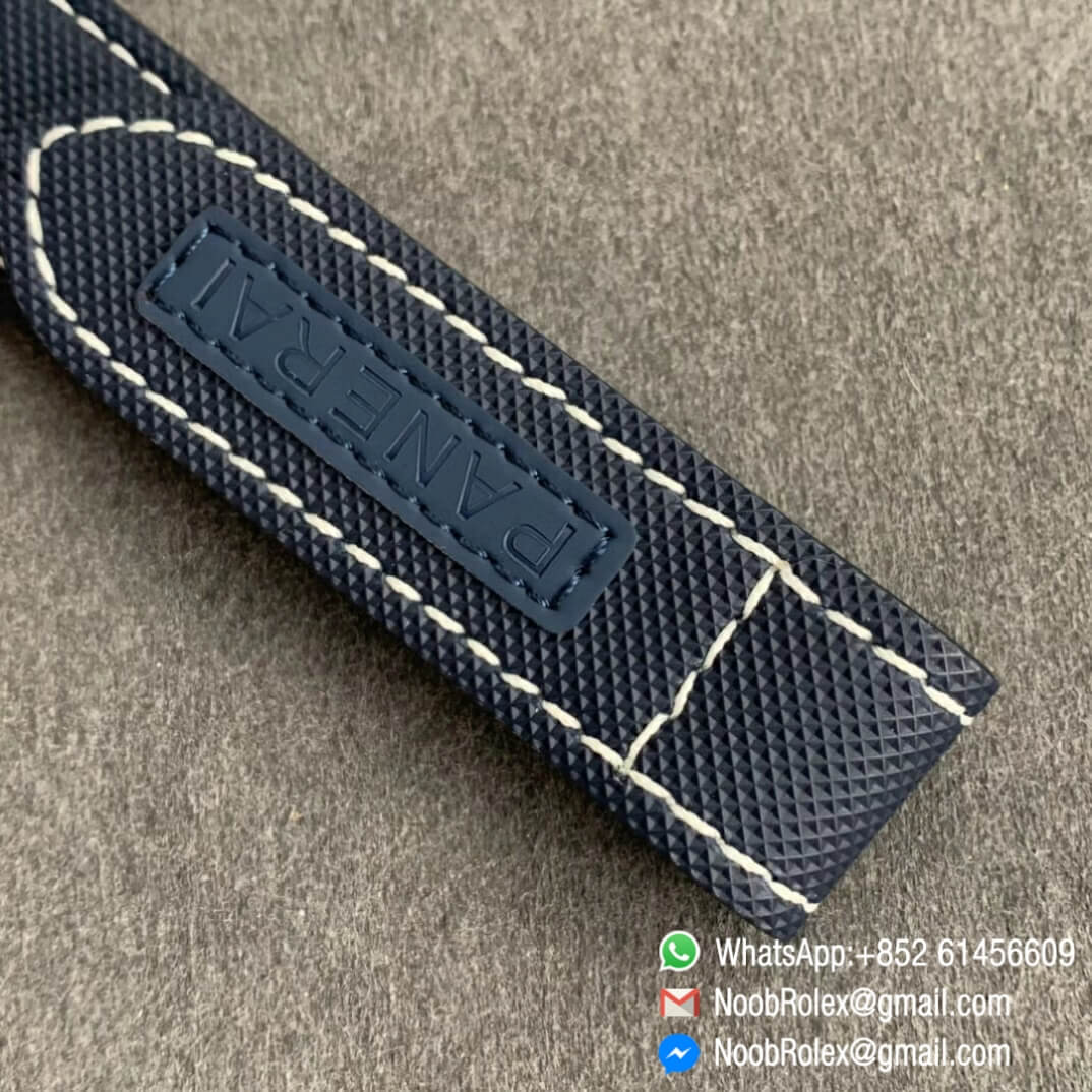 Noob Watch Time VSF Superclone PAM1117 Titanium Case Blue Dial on Blue Kevlar Composite Strap P9010 07