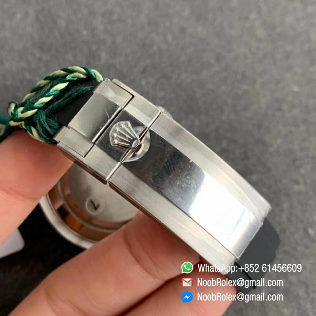 Noob Watch Time VSF Top Replica Yacht Master 42mm 226659 3D Black Ceramic Bezel Black Dial Black Rubber Strap VS3235 06