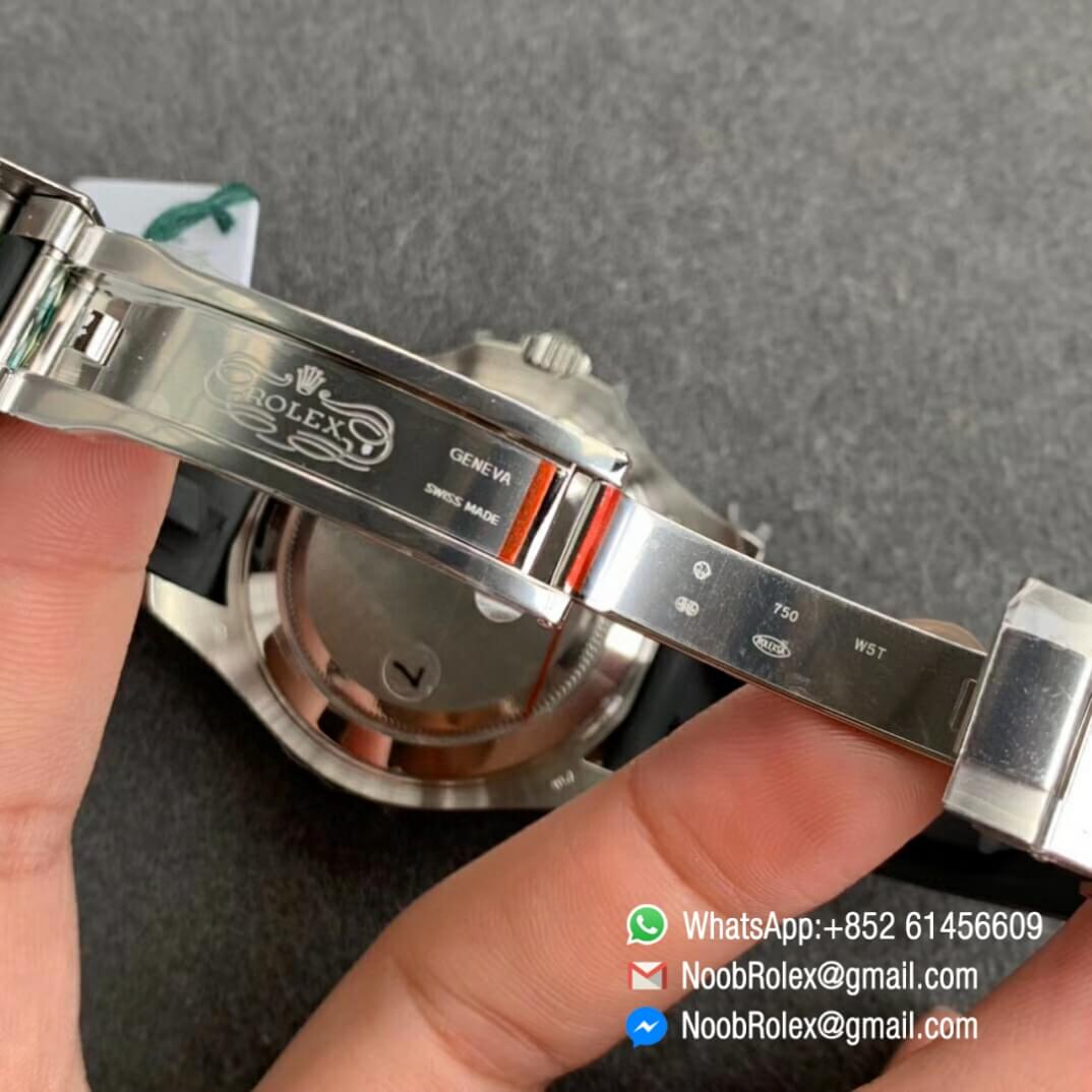 Noob Watch Time VSF Top Replica Yacht Master 42mm 226659 3D Black Ceramic Bezel Black Dial Black Rubber Strap VS3235 07