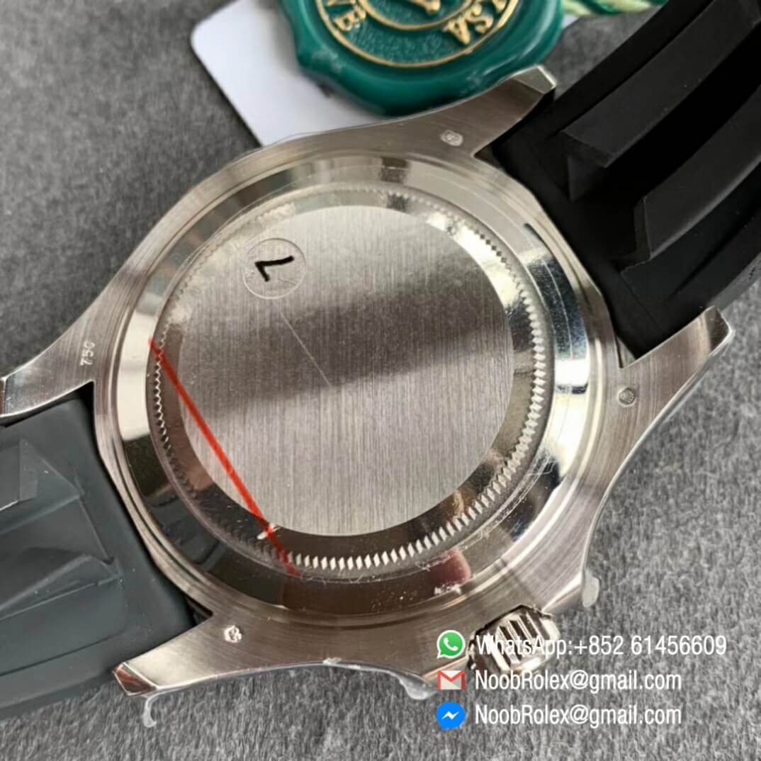 Noob Watch Time VSF Top Replica Yacht Master 42mm 226659 3D Black Ceramic Bezel Black Dial Black Rubber Strap VS3235 08