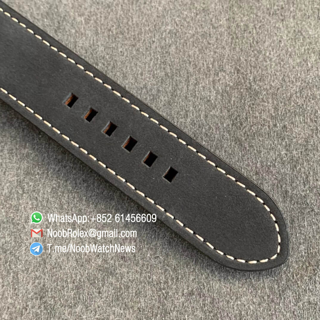 Noob Watch Time XF Superclone Tudor Heritage Black Bay Bronze Case Gray Dial Gray Leather Strap A5612 V3 07