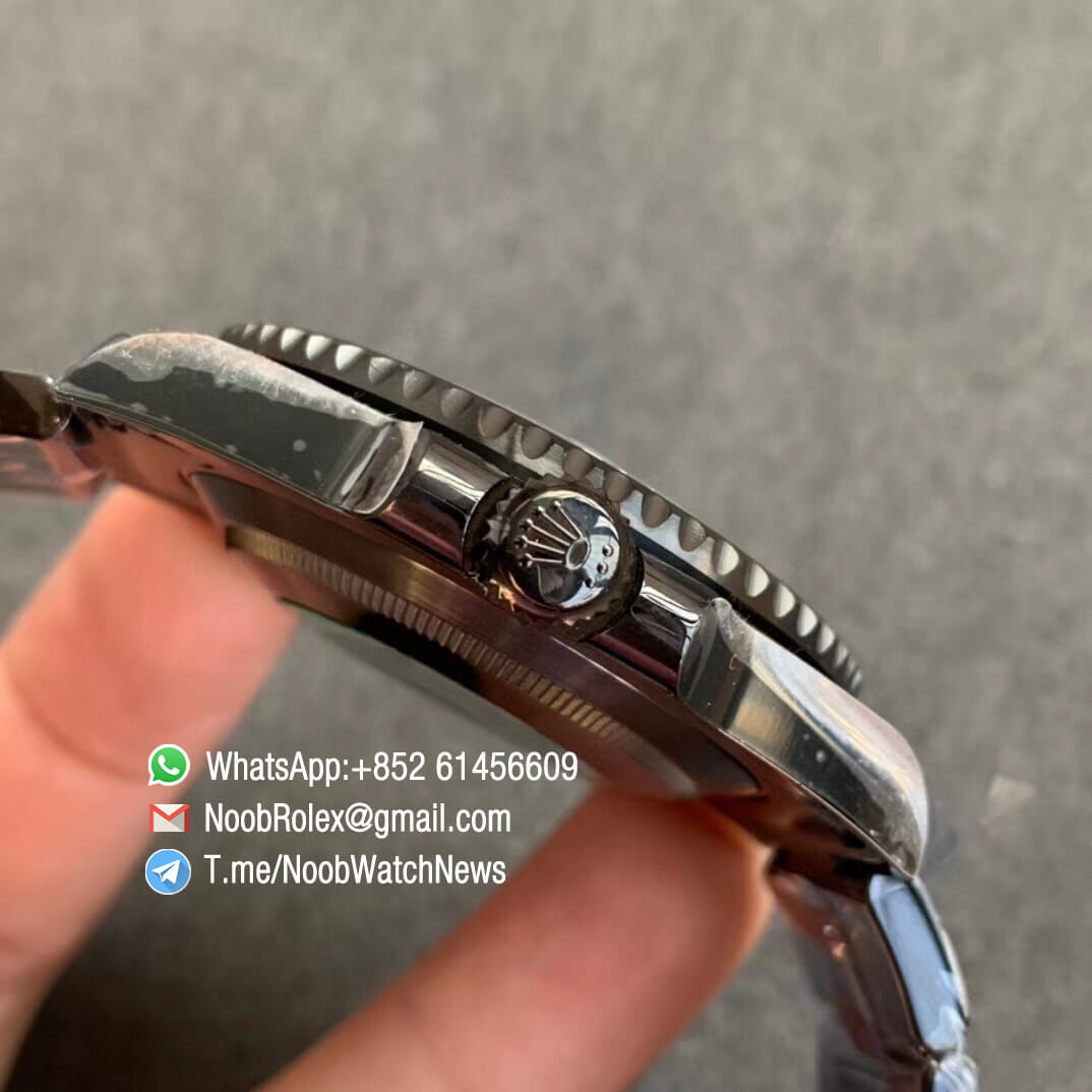 Noob WatchTime V6F Superclone Rolex Blaken Submariner Independently Customized Edition DLC Full Black 904 Steel A2824 Movement 04