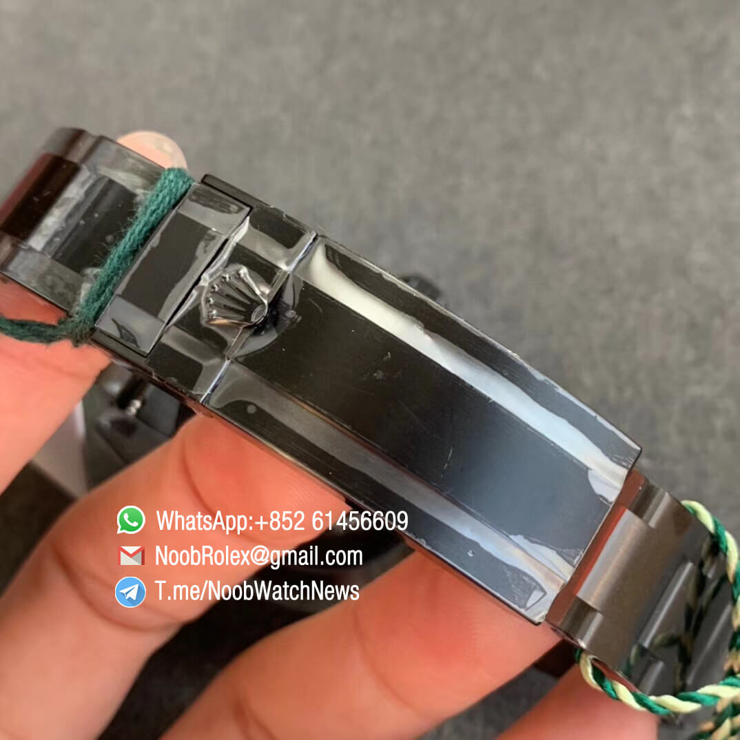 Noob WatchTime V6F Superclone Rolex Blaken Submariner Independently Customized Edition DLC Full Black 904 Steel A2824 Movement 06