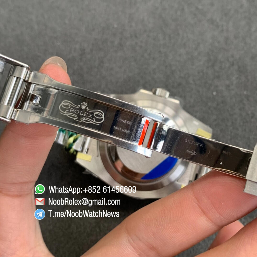 ZF Superclone Rolex Submariner 116610LV 904L Steel Case Oystersteel Bracelet Green Dial Green Ceramic Bezel SA3135 Calibre Free Box Card 07