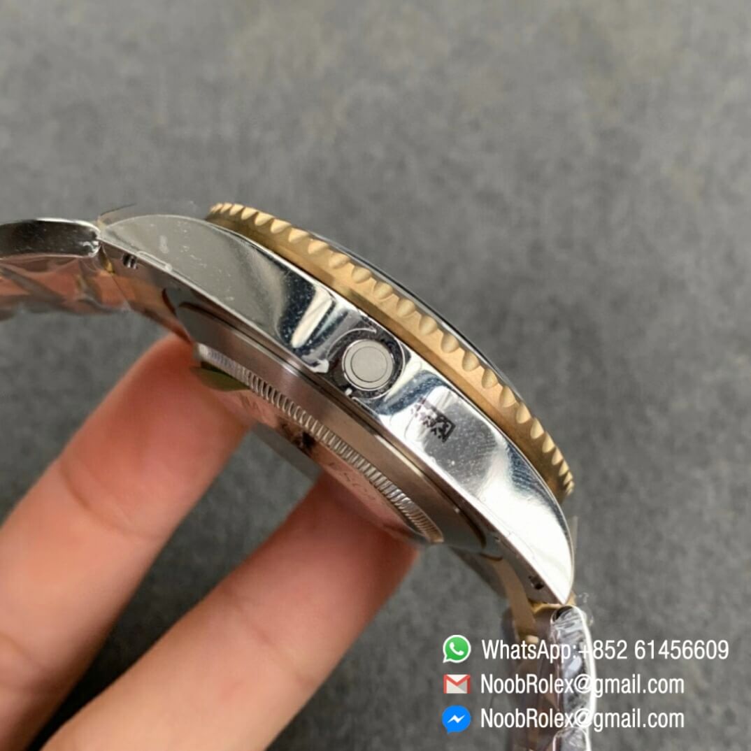 GMF Super Clone Sea Dweller Two Tone Steel Wrapped 18K Yellow Gold 126603 Black Dial SA3235 V4 05