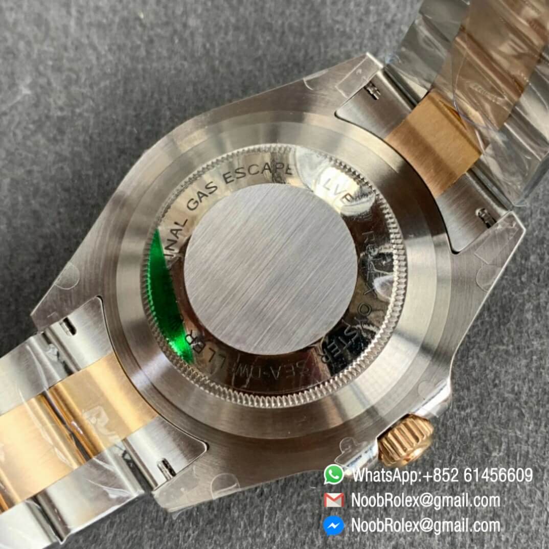 GMF Super Clone Sea Dweller Two Tone Steel Wrapped 18K Yellow Gold 126603 Black Dial SA3235 V4 08