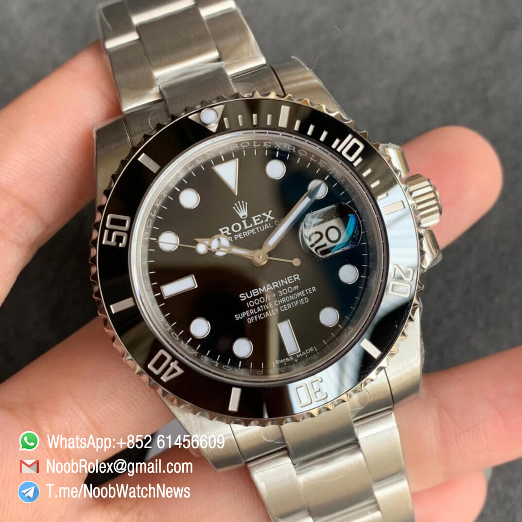 VSF Superclone Rolex Submariner 116610LN Black Dial Black Ceramic Bezel 904L Steel Case Bracelet VS3135 Movement 02