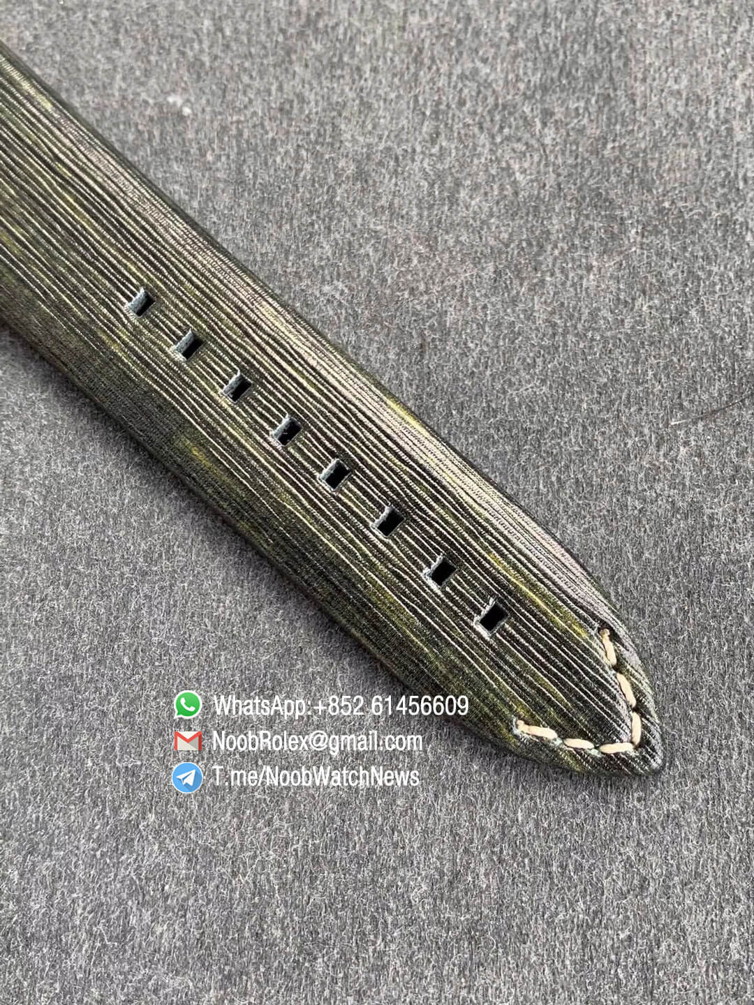 XF SuperClone Watch Pilot Type 20 Extra Special Bronze Case Green Dial on Green Leather Strap A2824 07