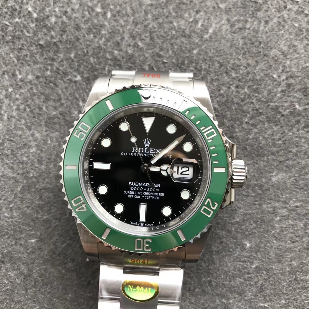 Noob Factory 2020 New Rolex Submariner Date 41mm 126610LV Kermit Green Ceramic Bezel Black Dial 904L Steel SA3235 Movement 09