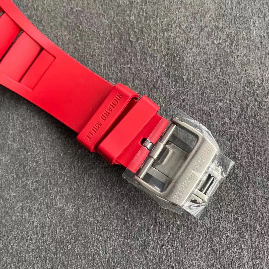 RMX Factory Richard Mille RM35 02 Rafael Nadal Red Forged Carbon Case Red Crown RMX Watch Box Limited Edition 06