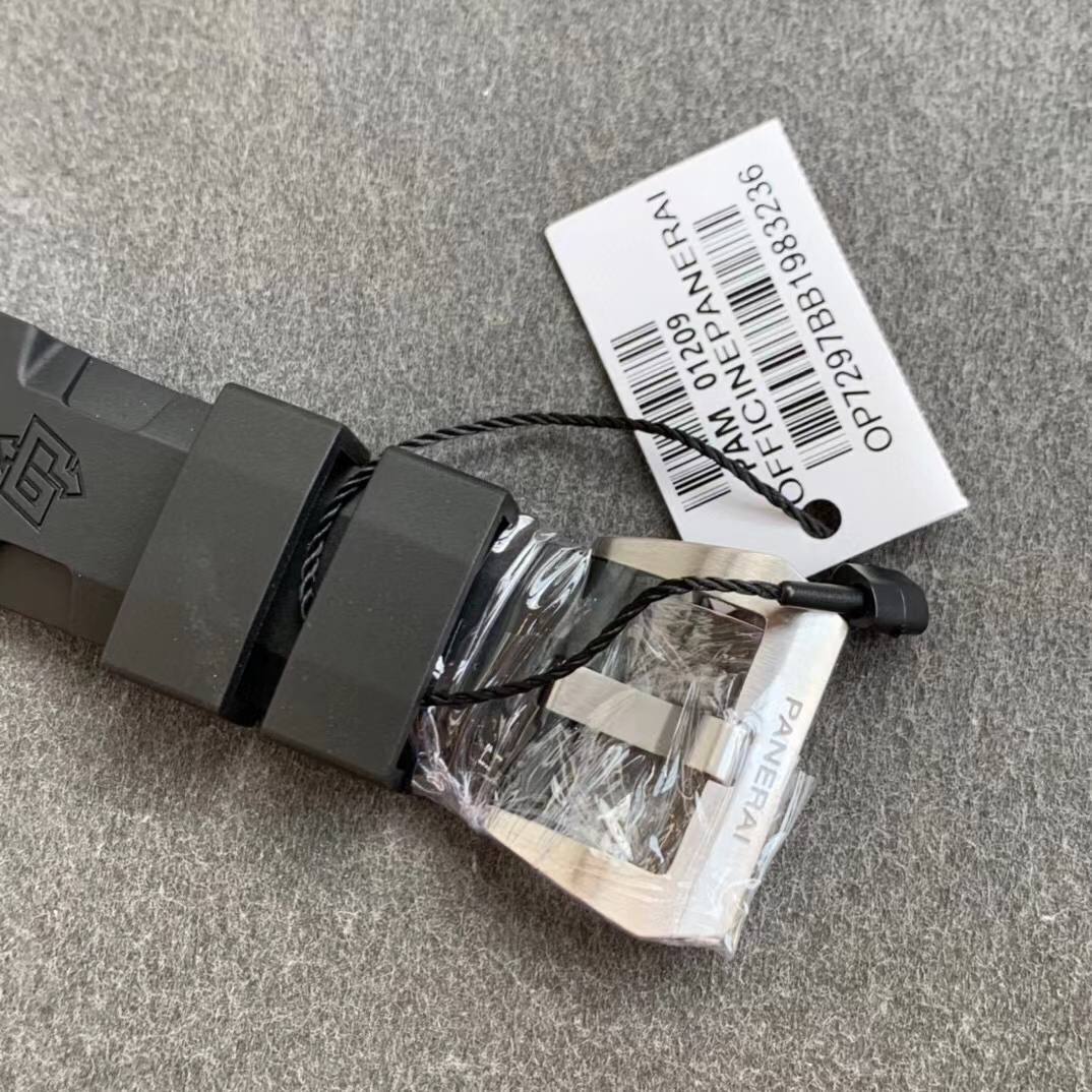 VSF Panerai PAM1209 Luminor Submersible 42mm Blue Ceramic Bezel Black Rubber Strap Clone AXXXIV Movement 06