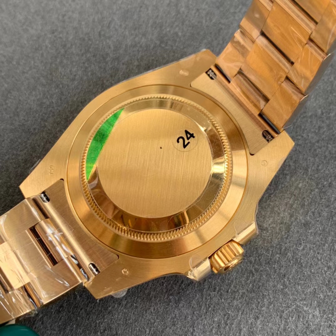 VSF Rolex Submariner 116618LB Blue Ceramic Bezel Black Dial 18K Yellow Gold Plated 904L Steel VS3135 Movement 08