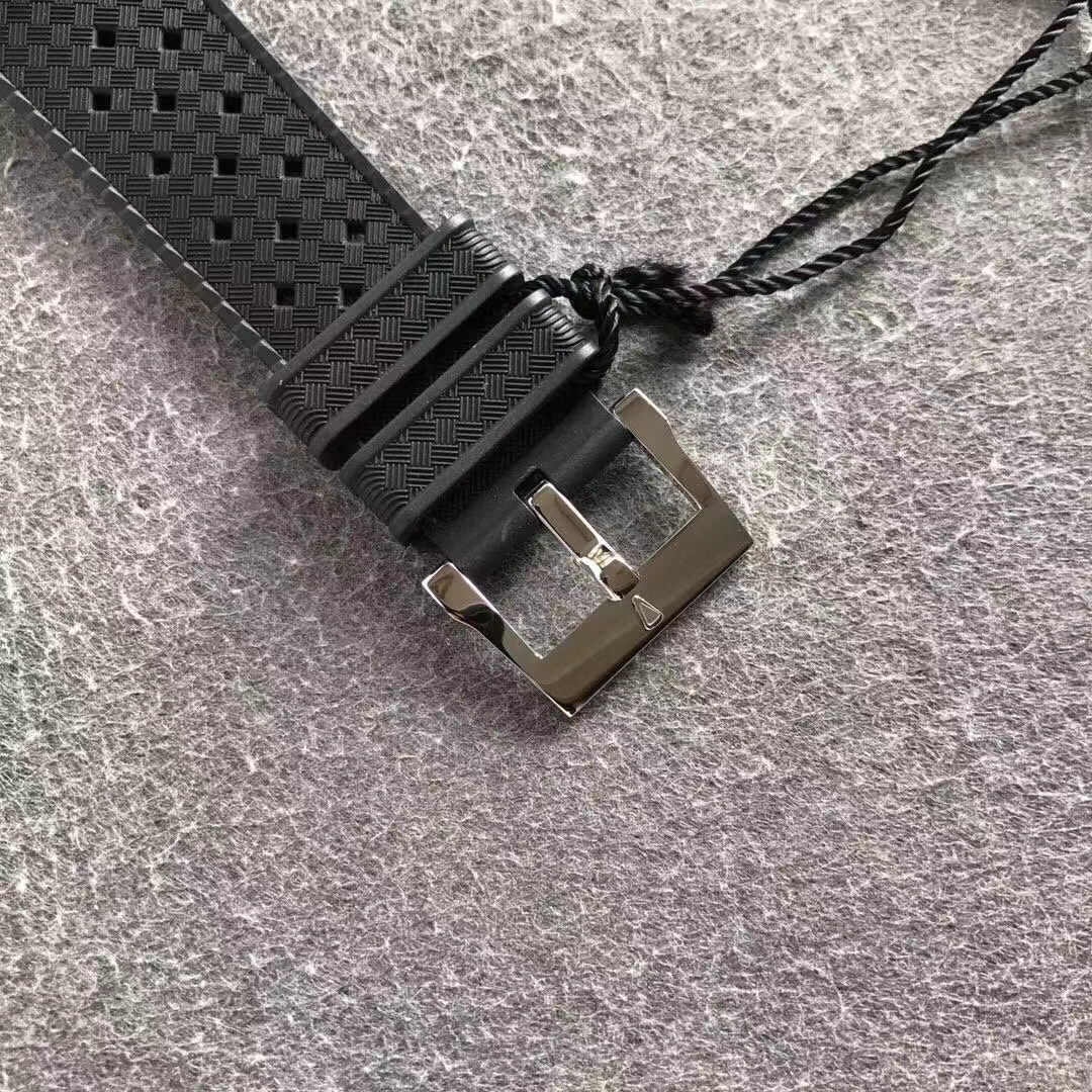 ZF Blancpain Fifty Fathoms 5008B Barakuda Sapphire Crystal Bezel Black Dial Steel Case on Black Rubber Strap A1151 06