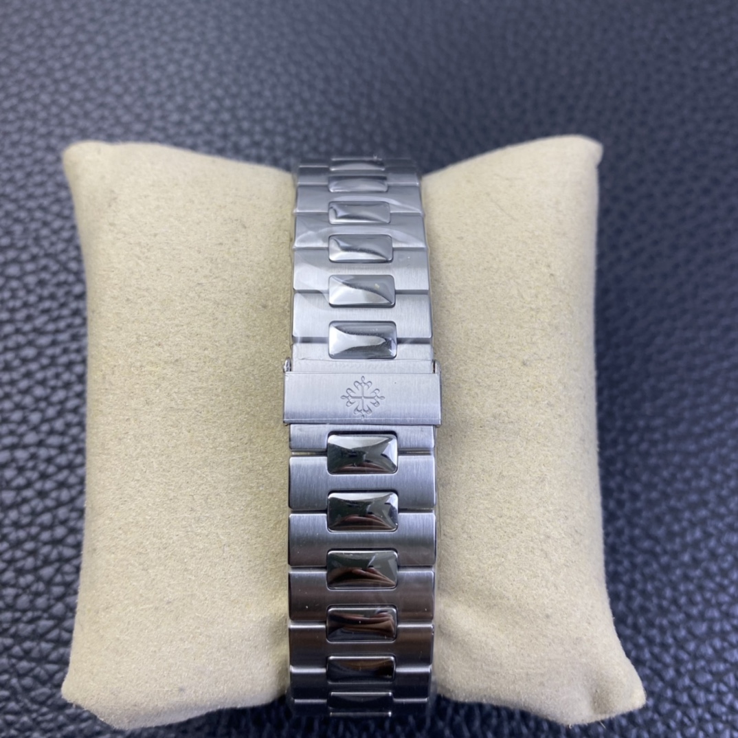 3KF Top Quality RepWatch Nautilus 5711 Tiffany Blue Dial on Steel Bracelet A324 Super Clone V2 09