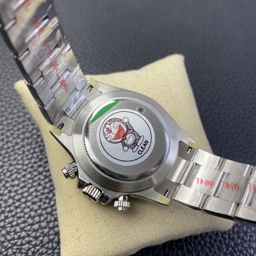 Clean Factory Top Replica Rolex Daytona 116500 904L Steel Case and Bracelet Black Dial SA4130 Movement 08